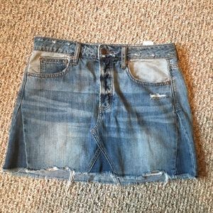 Denim Mini Skirt